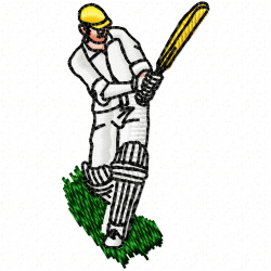 Cricket Embroidery Design 6 Cricket Embroidery Design 6